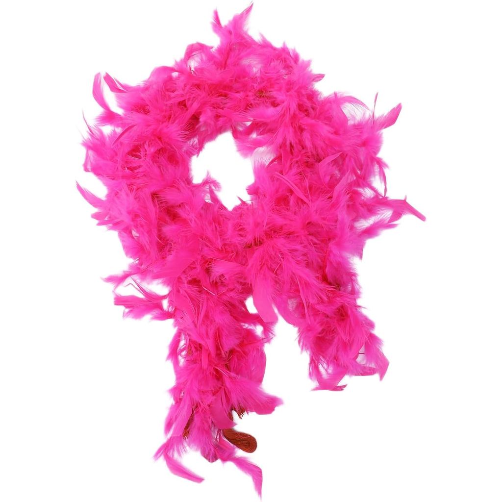 ตุรกี Feather Boa Scarf-Fluffy Handmade Feather ผ้าพันคอสําหรับผู้หญิง,Costume,Dance,Party,Decor