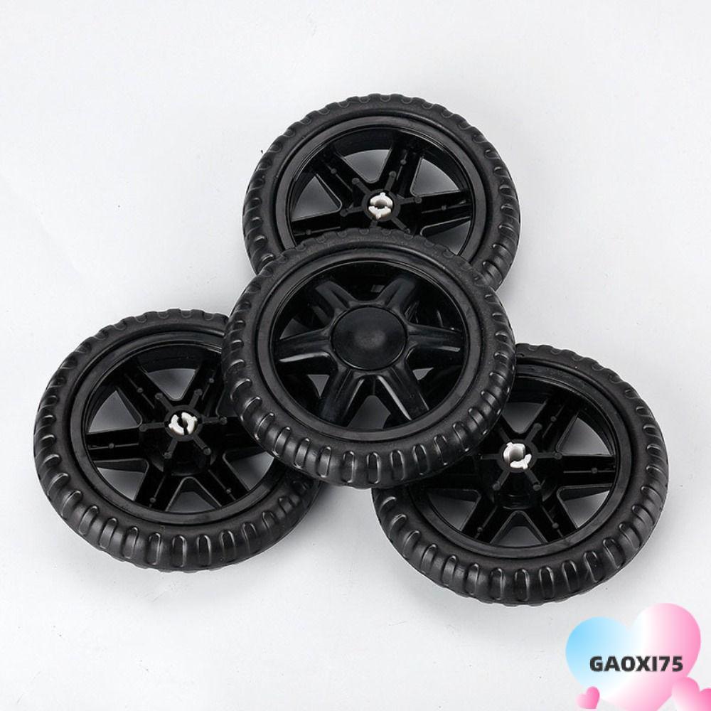 GAOXI75 2PCS Travelling รถเข็นล้อเลื่อนยางอะไหล่อุปกรณ์เสริมล้อของเล่นเด็ก