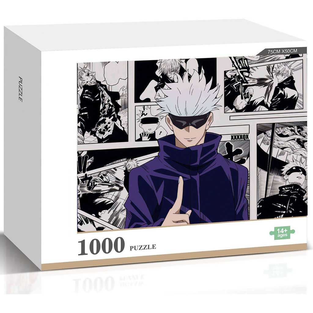 Jujutsu Kaisen Satoru Gojo สินค้าใหม่จิ๊กซอว์ปริศนาประกอบของเล่นตกแต่งบ้าน
