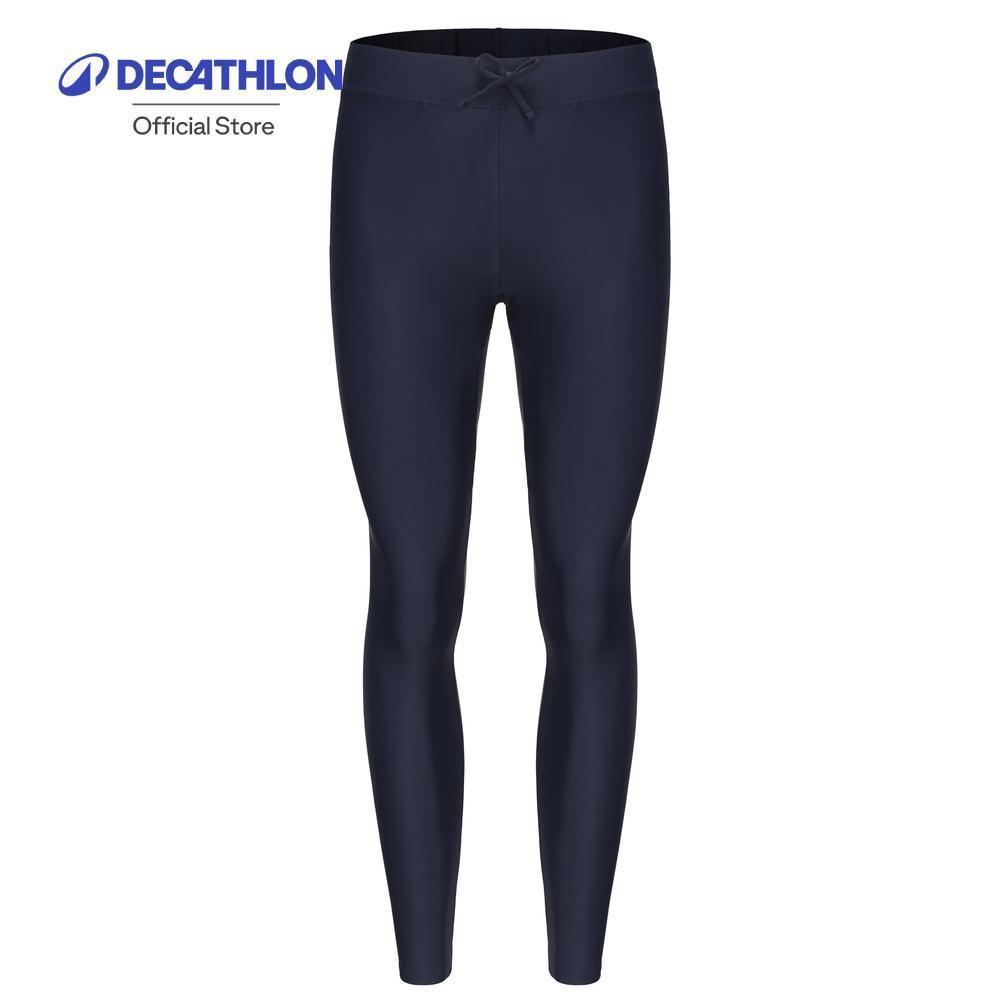 Decathlon 100 Men’S UV Protection Surfing Leggings กางเกงเลกกิ้งผู้ชายว่ายน้ำขายาวป้องกันรังสียูวี - Blue