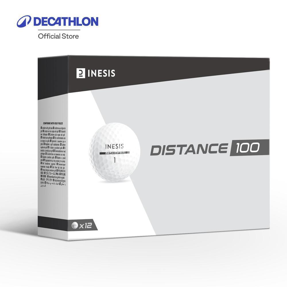 Decathlon Golf Ball Pack 12 Distance 100 ลูกกอล์ฟรุ่น Distance 100 12 ลูก - White