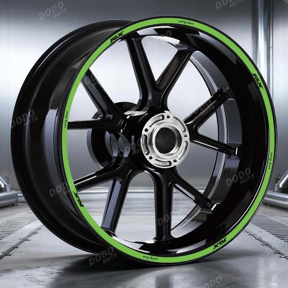 สําหรับ KLX230 300SM klx 300 230sm 230S 300R สะท้อนแสงรถจักรยานยนต์สติกเกอร์ล้อ 21 "18′′ 17′ นิ้วขอบ