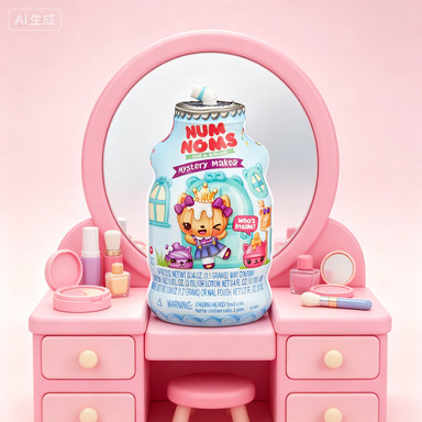 Mystery Makeup Num Noms By Mga พร้อมเครื่องสําอางที่ซ่อนอยู่ Series 1 2 Surprise Unboxing ของเล่นสะส