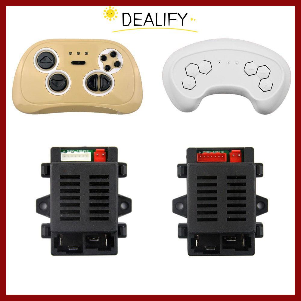 จัดส่งจากประเทศไทยDEALIFY รีโมทคอนโทรลเด็กเครื่องส่งสัญญาณรถยนต์ไฟฟ้าเด็ก