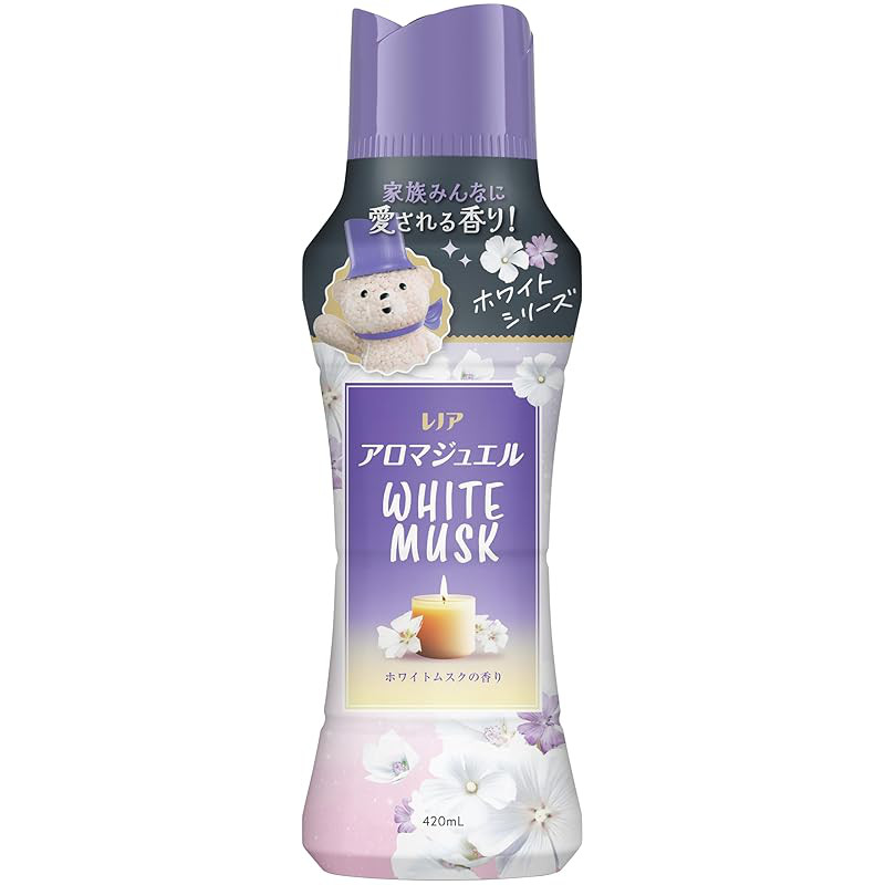 Lenao Aroma Jewel Hotel Fabric Freshening Beads - White Musk & Floral/Sabon Scent (420mL & 1410mL)