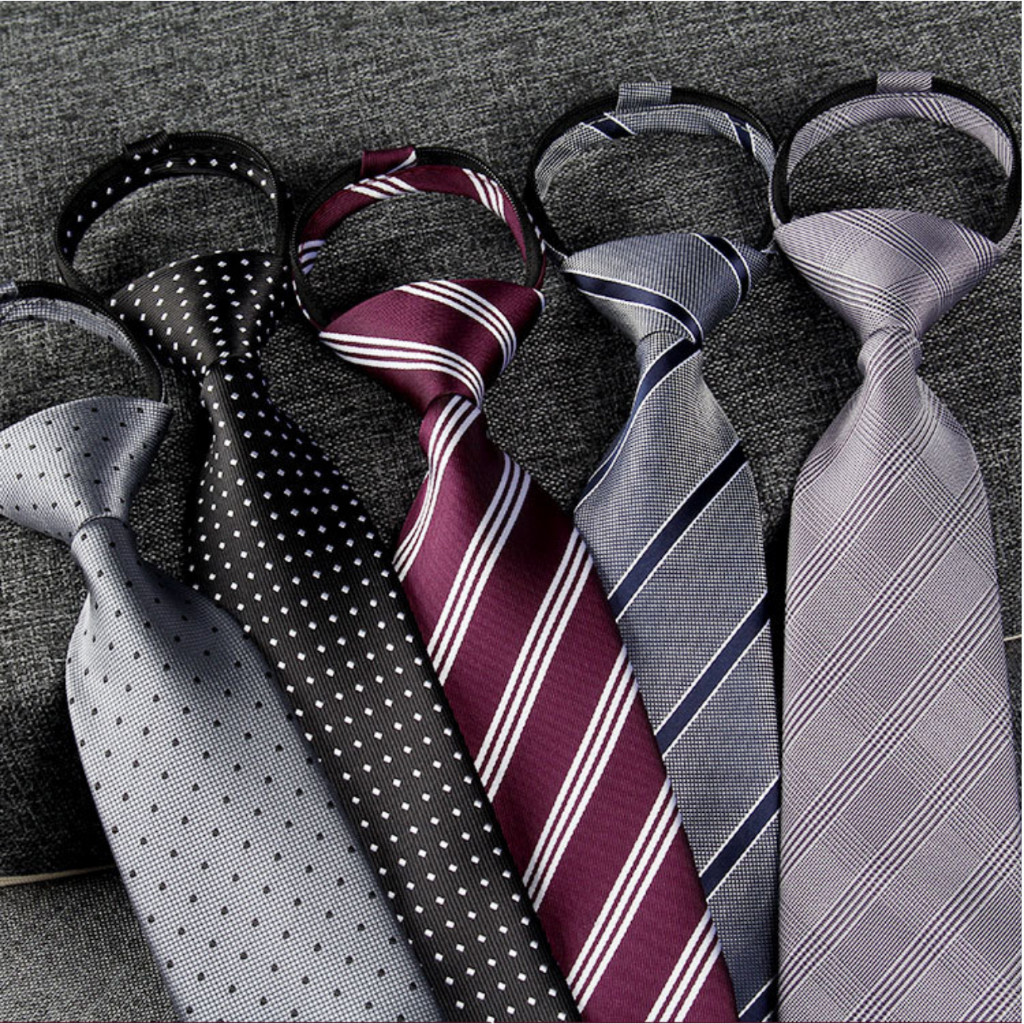 8 ซม.คุณภาพสูง Zip Tie เนคไทธุรกิจ Tie อย่างเป็นทางการสํานักงานงานแต่งงาน Tie ผู้ใหญ่ Tie 13 Series