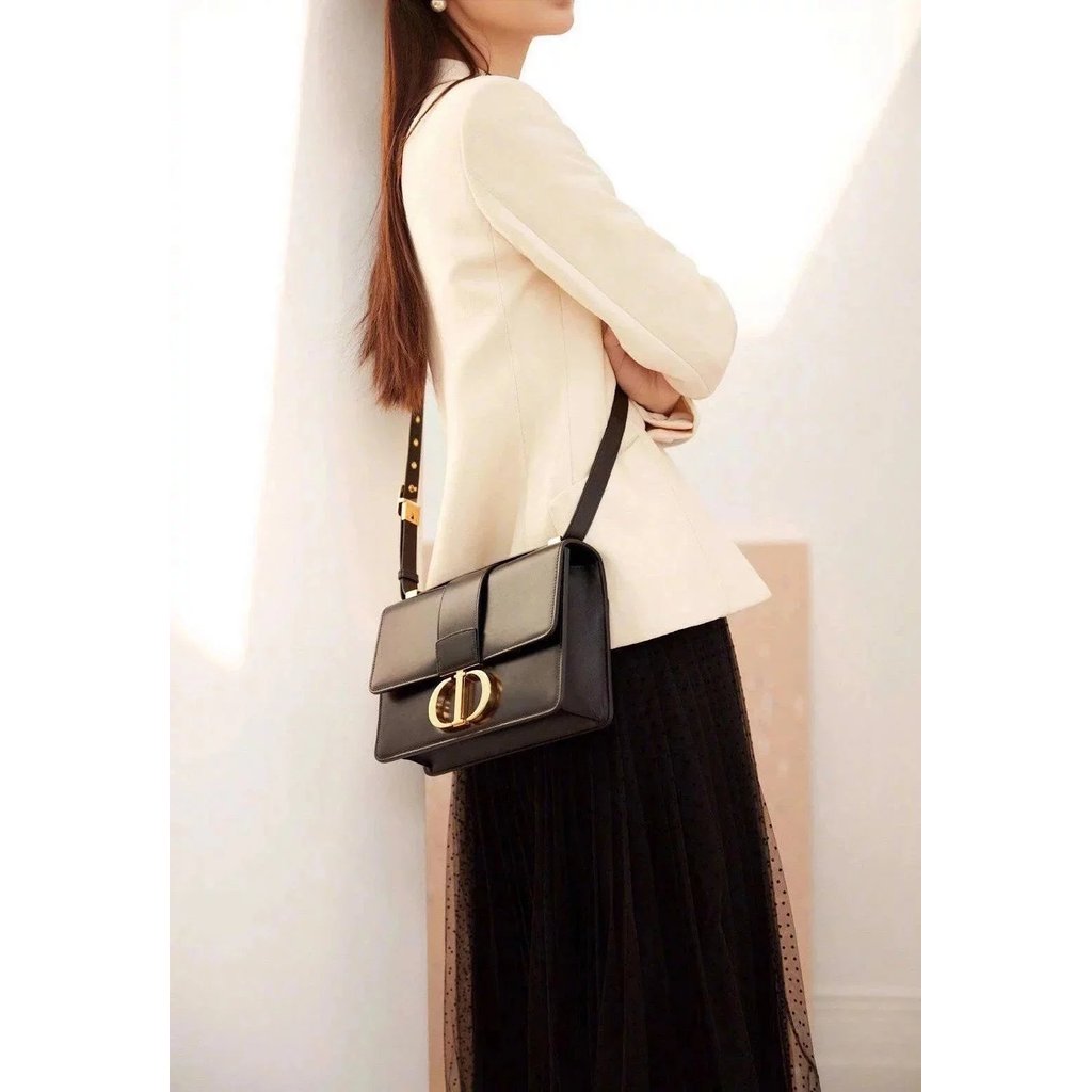 Dior Female Bag Saddle Bag Three Grid 5 Grid Badge Style Dior Bag Crossbody