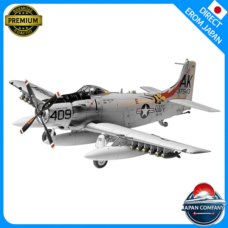 Tamiya 1/48 Masterpiece Series No.58 U.S. Navy Douglas A-1H Skyraider Plastic Model 61058