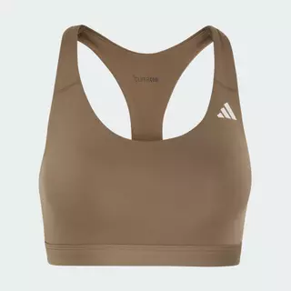 adidas Gym & Training บราซัพพอร์ตระดับปานกลาง Optime Essentials ผู้หญิง สีเบจ KS8516
