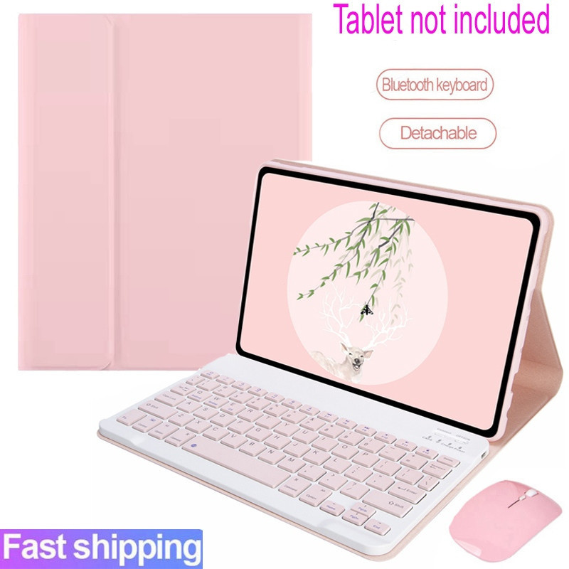 เคสคีย์บอร์ด Lenovo Tab ใหม่พร้อมคีย์บอร์ดและเมาส์ Bluetooth ที่ถอดออกได้แม่เหล็ก – M11 / K11 / M10 