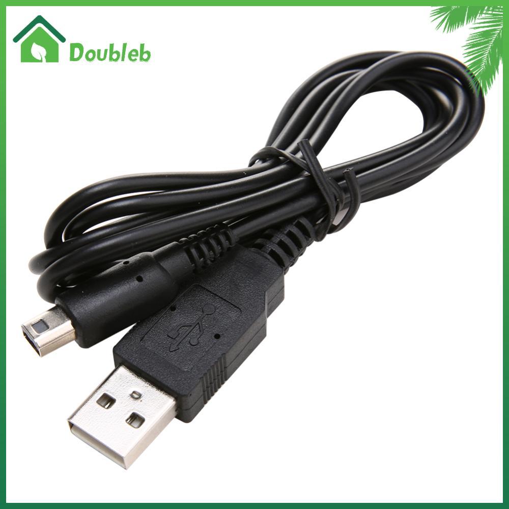 Dub X ✮ สายชาร์จ USB 1M สายเคเบิลข้อมูล USB สายชาร์จสําหรับ Nintendo 2DS 3DS 3DS XL ✮