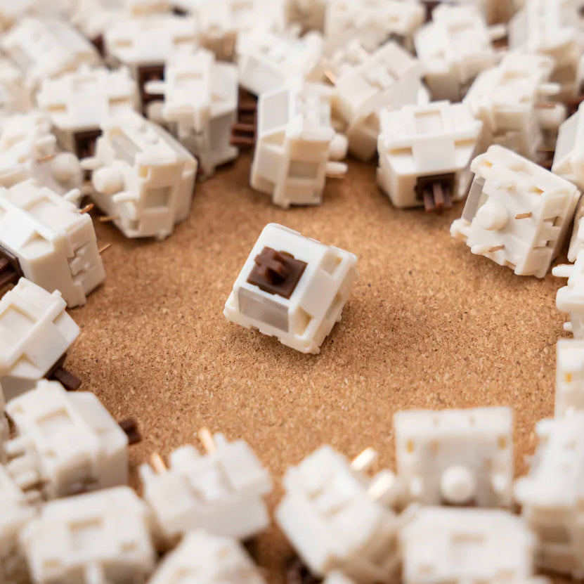 [ktechs] HMX Caramel Pudding V2 Linear Switches สําหรับคีย์บอร์ดเชิงกลแบบกําหนดเอง