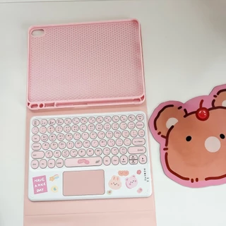 คีย์บอร์ดภาษาไทย+เคสไอแพด】เคสไอแพด+ด้วยเคสคีย์บอร์ดเคสไอแพด Gen 9/8/7/6/5 Air1/2/3/4/5 pro11 gen10 10.9 9.7