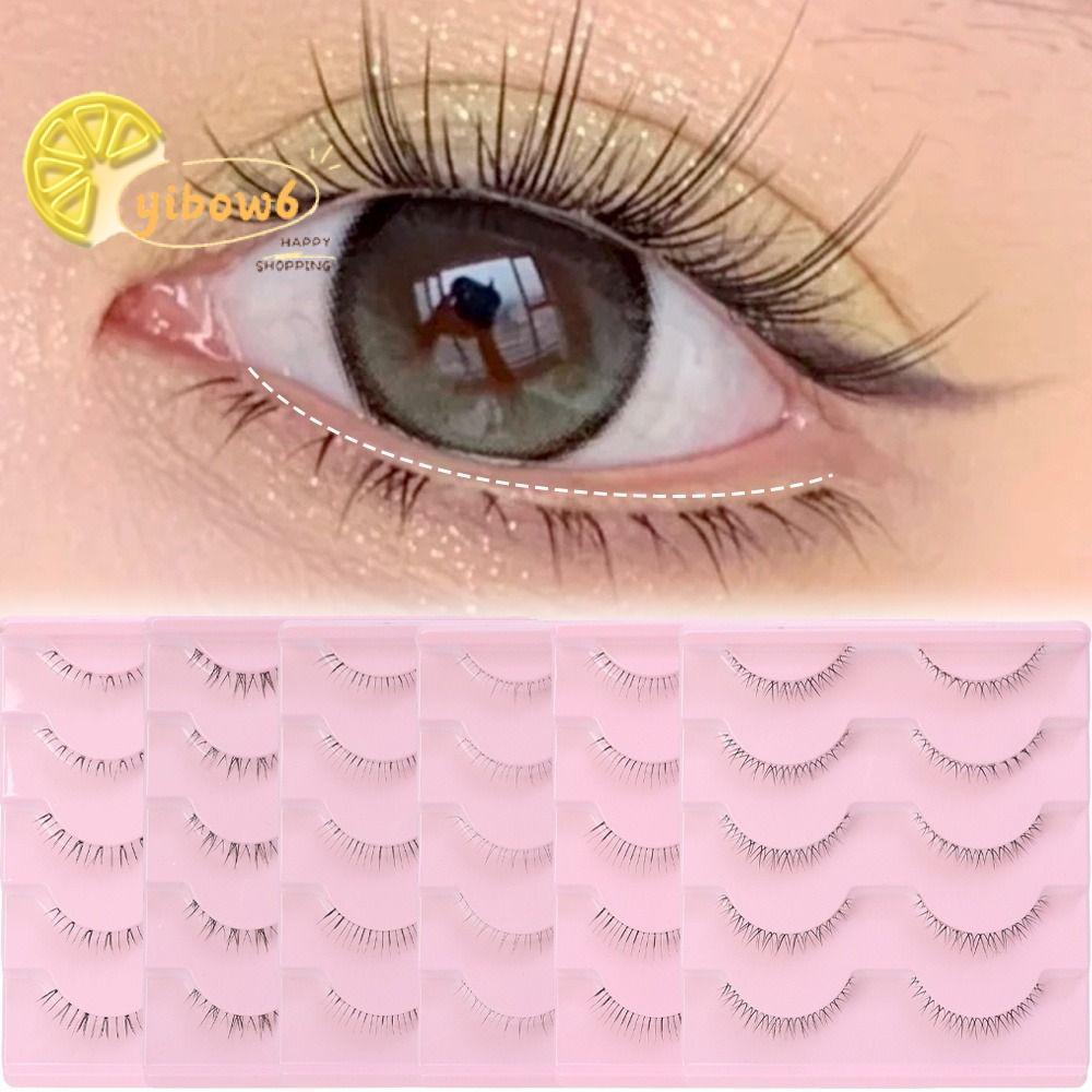 YIBOW ขนตาล่าง, Band Manga Bottom Under Eye Lashes, Handmade ธรรมชาติเกาหลีแต่งหน้า Soft Manga Botto