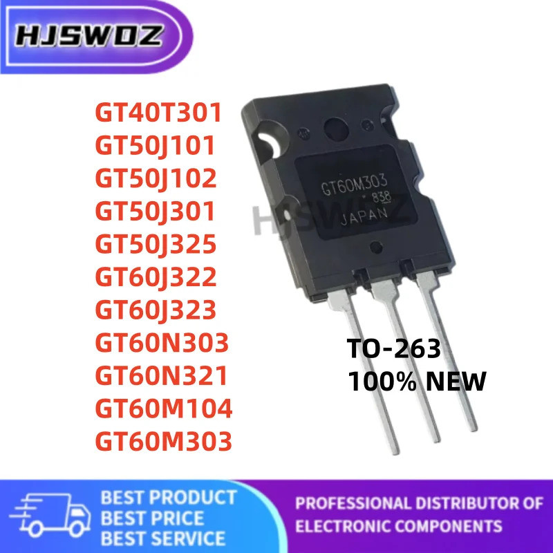 5 ชิ้นใหม่ GT60M104 GT60N303 GT80J101 GT50J325 GT60J322 GT50J101 GT60M303 GT40T301 GT60N321 GT60M301