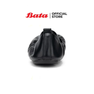 Bata บาจา รองเท้าเบเลลิน่า แบบสวม ส้นแบน สำหรับผู้หญิง รุ่น DELHI สีดำ 5316318 สีเงิน 5311318 สีน้ำตาล 5314318