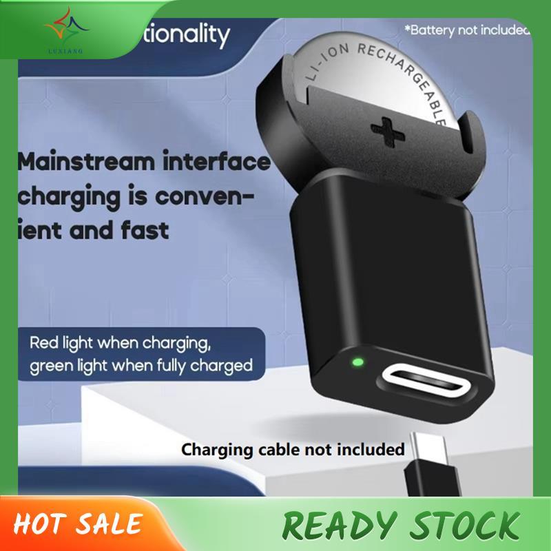 [luxiang.th] Type-C Li-Ion Charger LIR2032 LIR1632 LIR2025 LIR2016 LIR2032H อะแดปเตอร์แบตเตอรี่เซลล์