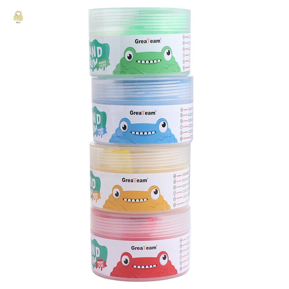 WAY Finger Training Putty, Non-Sticky Soft Clay Hand Putty Squiz ของเล่น,ของเล่นเพื่อการศึกษา 4 ชิ้น