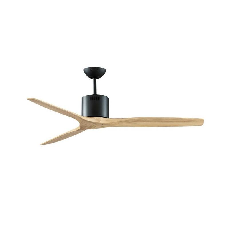 L&E พัดลมเพดานKEN40DC WP/NATURAL WOOD-DR+RC