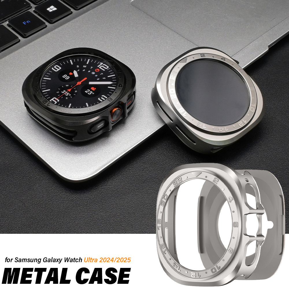 เคสนาฬิกาโลหะสําหรับ Samsung Galaxy Watch Ultra 2024 2025 Protector Watch Cover สําหรับ Galaxy Ultra Change ถึง 8 Classic Appreance