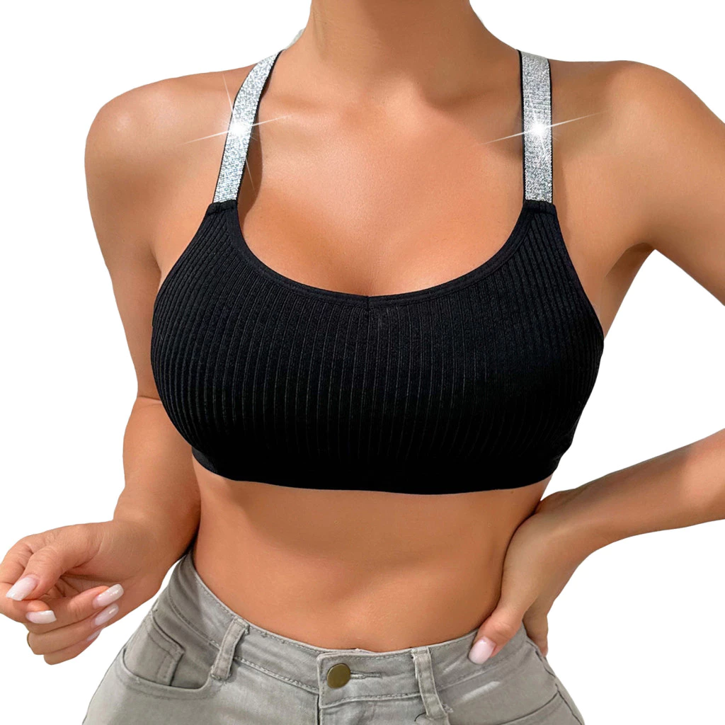 BUBUE สปอร์ตบราถักยาง Racerback ไม่มีโครง thumbnail 5
