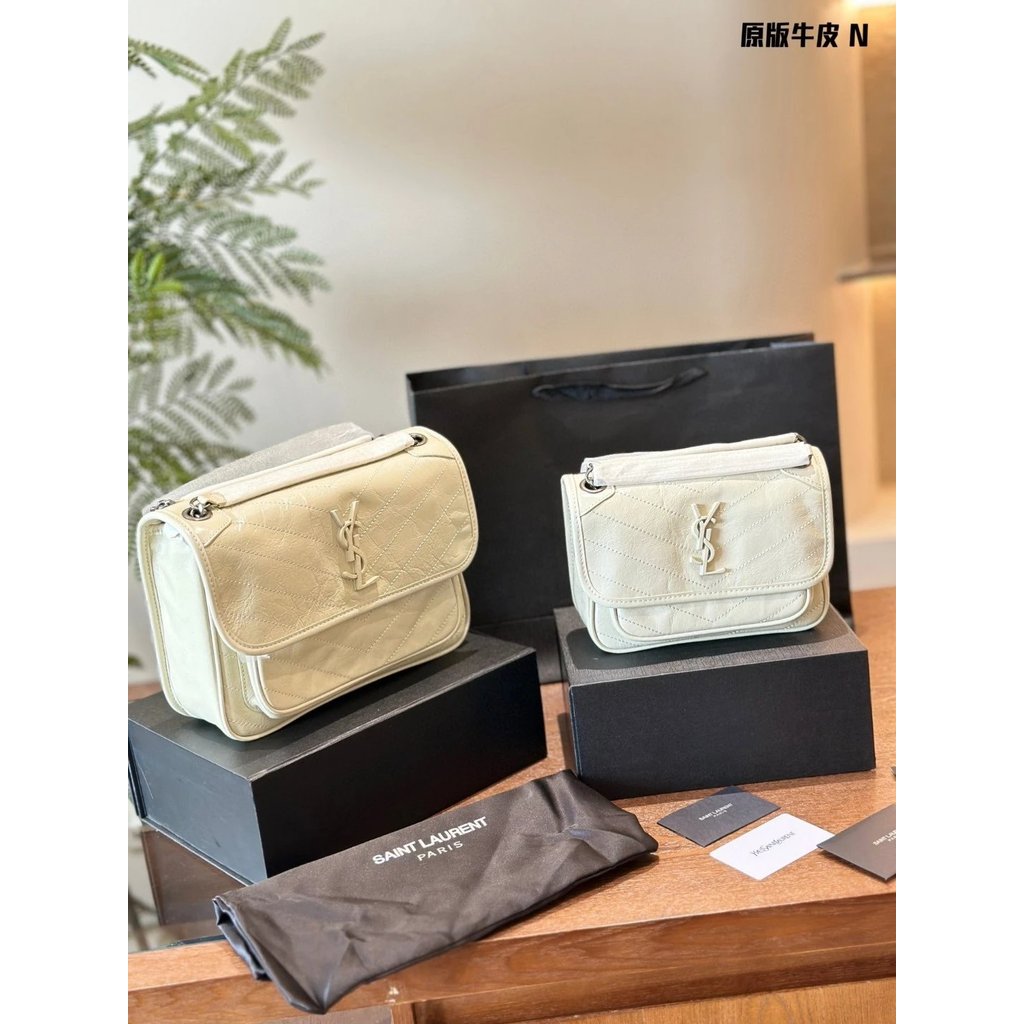 กระเป๋าสะพายข้าง YSL Niki แท้ 1:1 ส่งฟรี