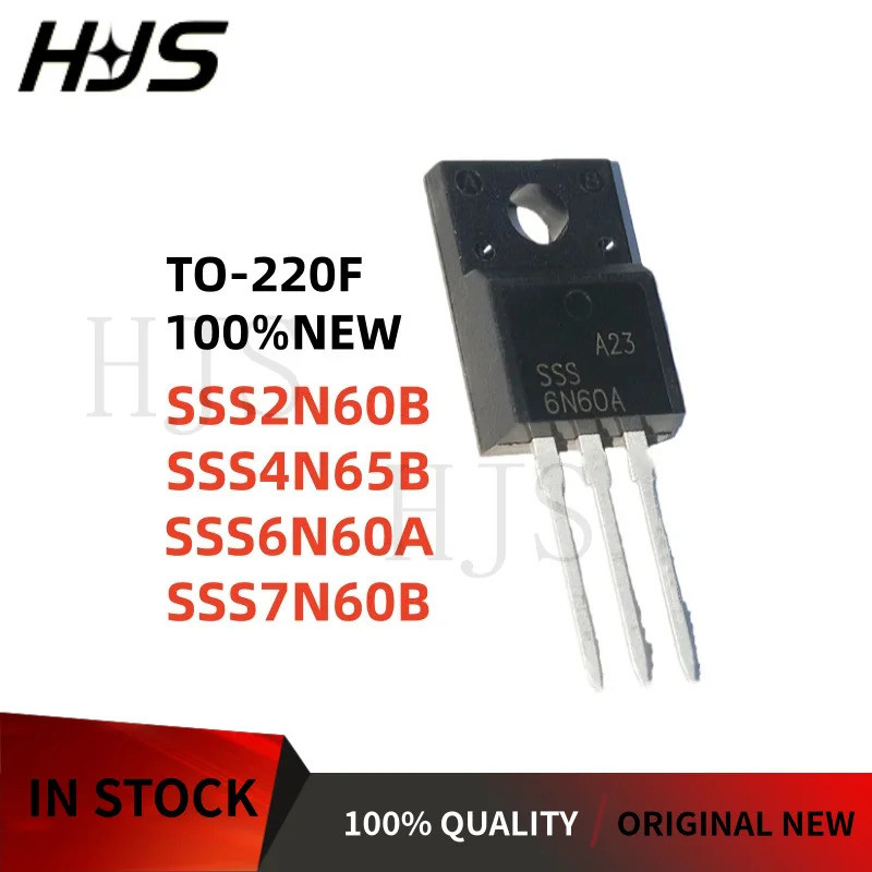 10PCS TO-220F SSS2N60B SSS4N65B SSS6N60A SSS7N60B TO220F 2N60B 4N65B 6N60A 7N60B ยี่ห้อใหม่ในสต็อก m
