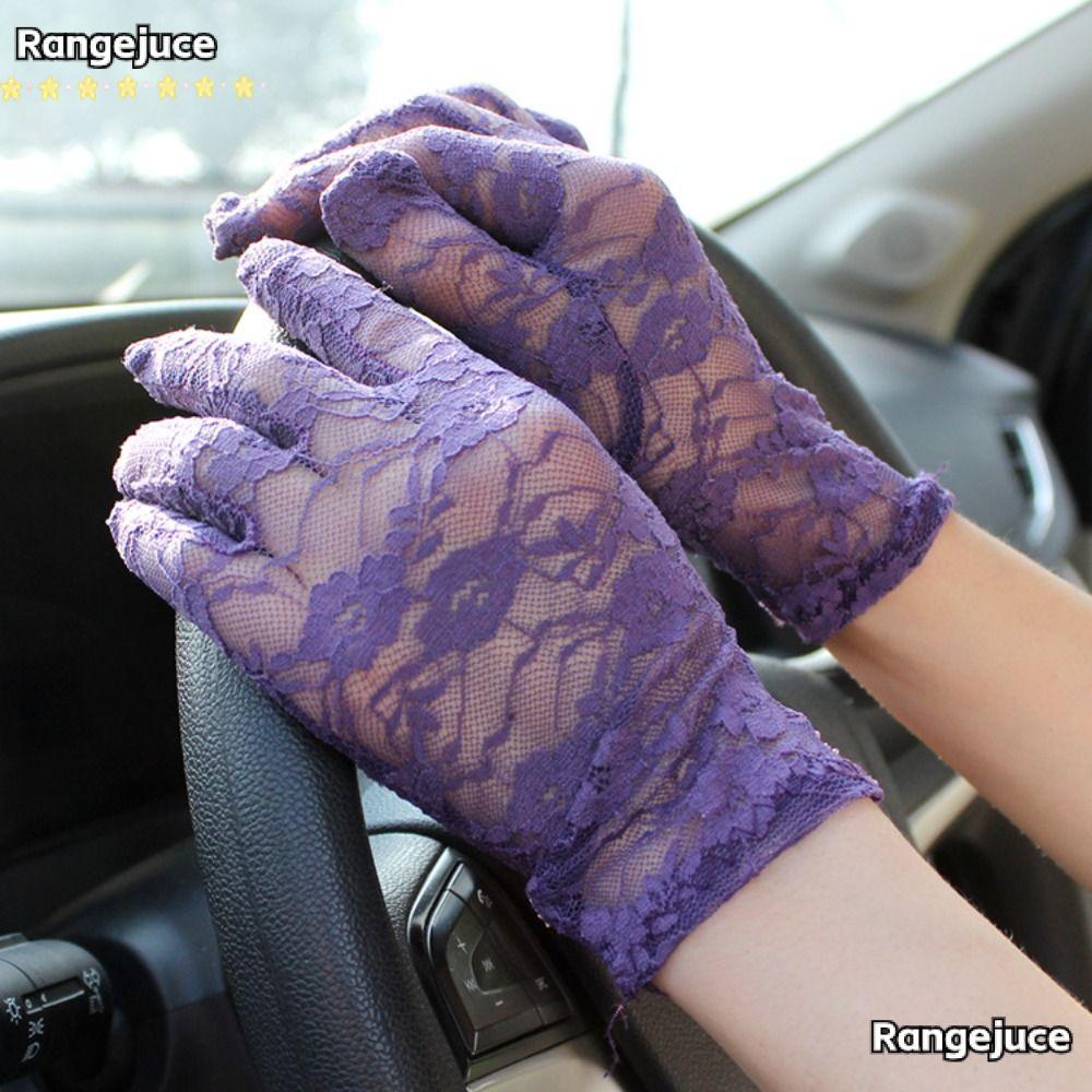 ถุงมือลูกไม้สำหรับเจ้าสาวและกันแดดแบบแฟชั่น ป้องกันรังสี UV สำหรับผู้หญิง