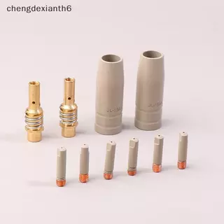 [chengdexianth] 9 ชิ้น 0.8/1.0/1.2 มิลลิเมตร MIG ไฟฉายหัวฉีดแก๊ส 15AK ไฟฉายเชื่อมหัวฉีดป้องกัน [TH]