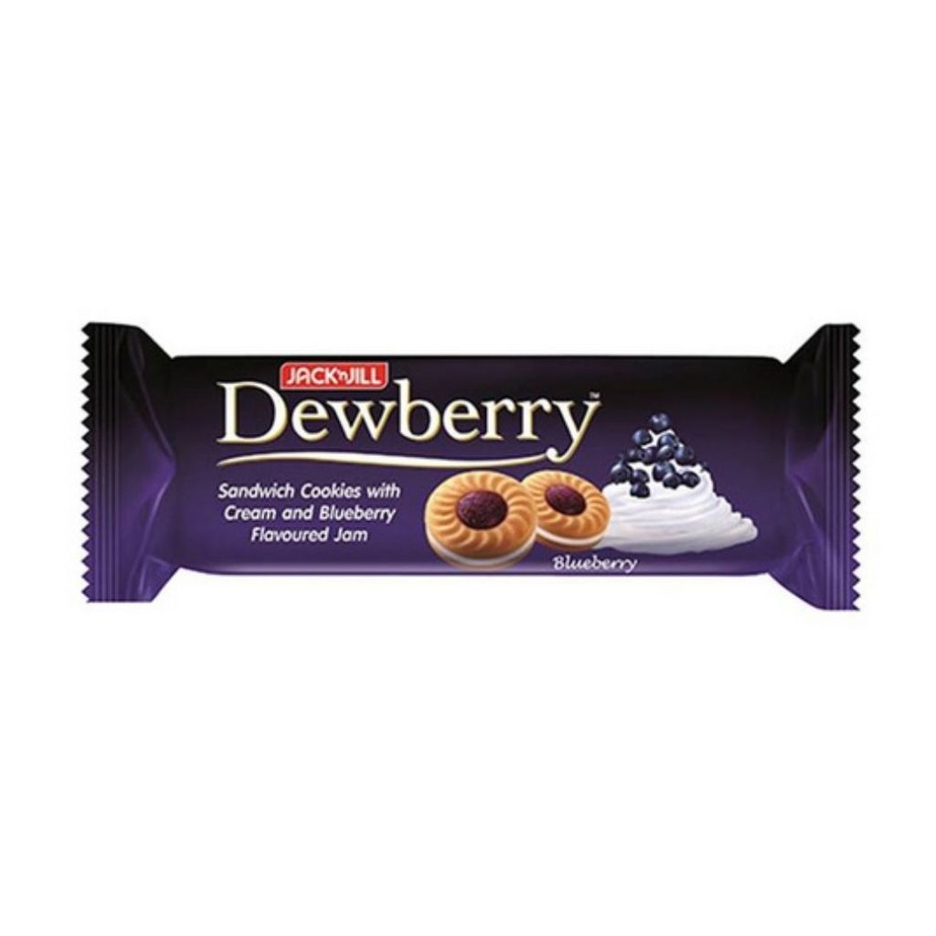 ดิวเบอร์รี่ คุกกี้ครีมบลูเบอรี(Dewberry Cookie Blueberry 27g.)