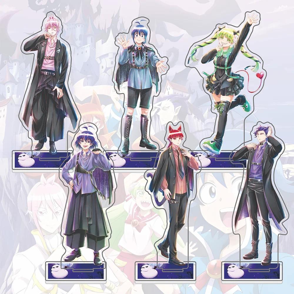 อะนิเมะยินดีต้อนรับสู่โรงเรียนปีศาจ! Iruma-kun อะคริลิครูป Suzuki Iruma Alice Clara Action พวงกุญแจ
