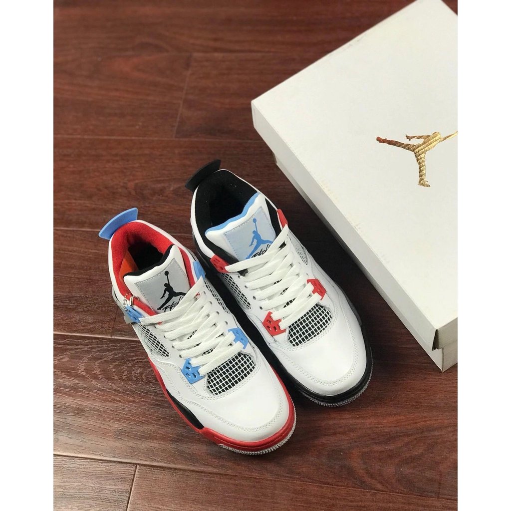รองเท้า Jordans Retro 4 สำหรับผู้ชายและผู้หญิง ออกแบบมาเพื่อบาสเก็ตบอลและสวมใส่ง่ายในชีวิตประจำวัน