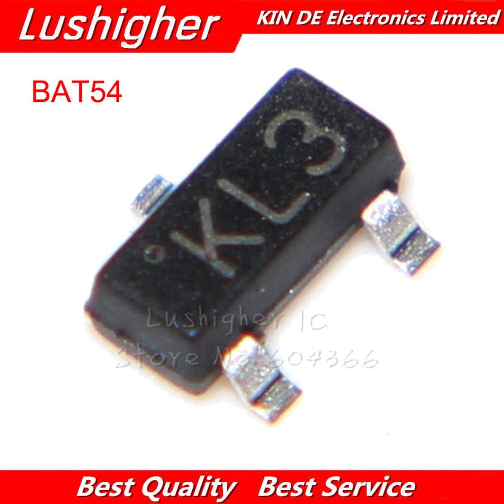 100 ชิ้น BAT54 KL3 SOT23 BAT54C SMD Schottky Diode เดิม