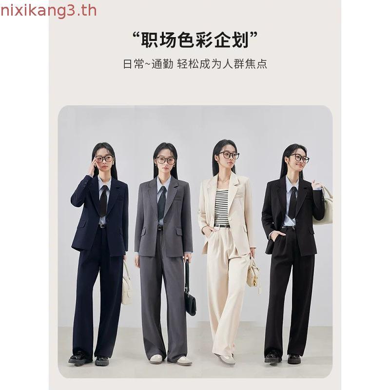 blazer blazer ผู้หญิง เสื้อสไตล์ใหม่สำหรับนักศึกษาวิทยาลัย มืออาชีพในการสวมใส่อย่างเป็นทางการแต่ยังค
