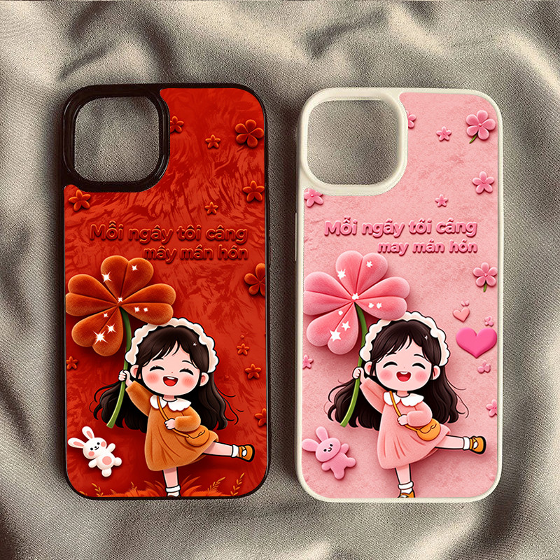 สาวน่ารักเคสโทรศัพท์สําหรับ Poco F7 M6 X6 Pro 4G X5 Redmi หมายเหตุ 14 13 Pro Plus 5G 12 11 13C 14C 13 12 10 Mi 15T Pro Clear กันกระแทก