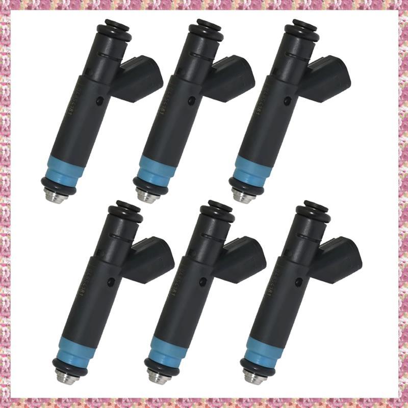 [VCR] 6 ชิ้น 04854181 ร.ล854181  หัวฉีดสําหรับ 1999-2004 (XJ) Grand () TJ I6 Fix P0300 FJ454