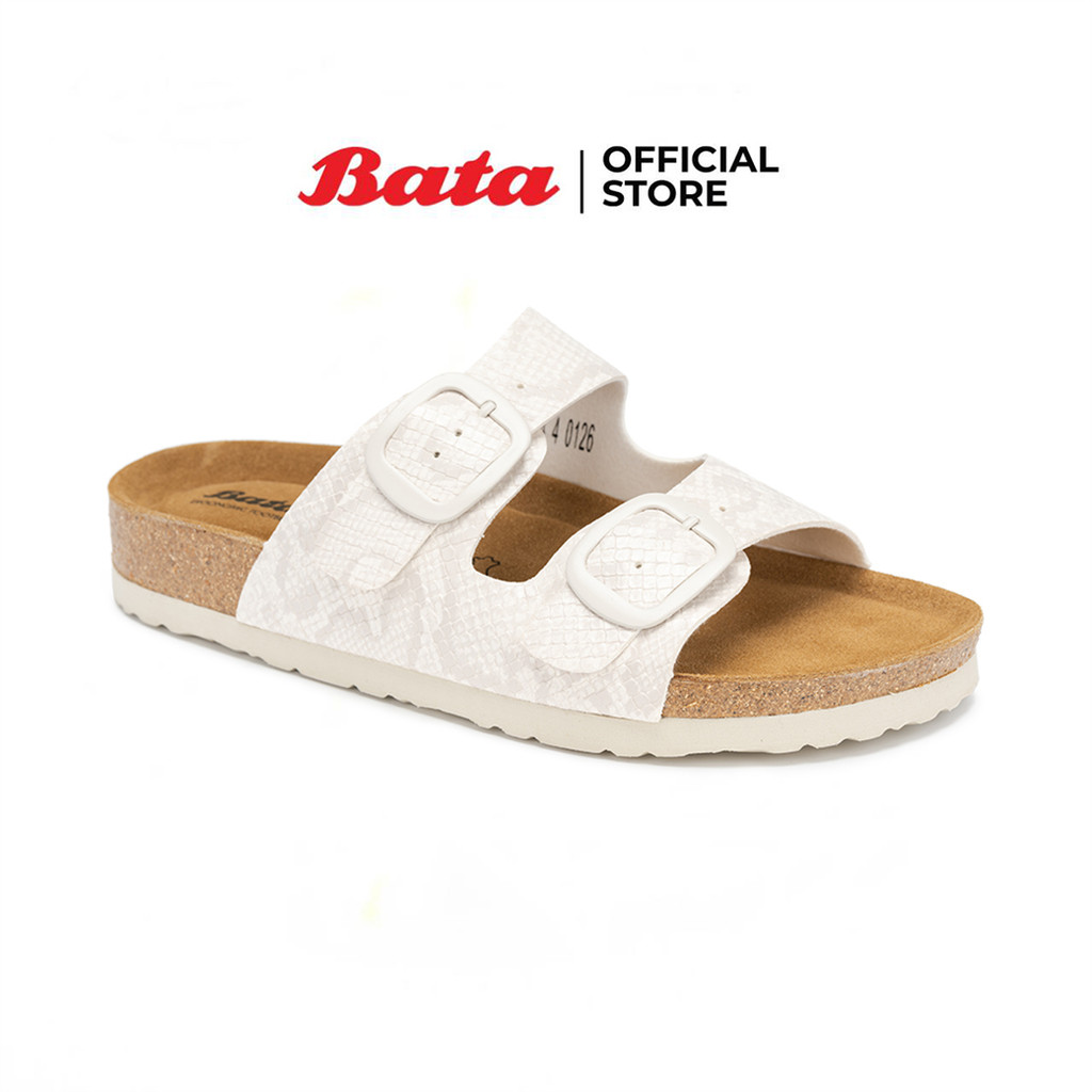 Bata บาจา รองเท้าแตะลำลอง แบบสวม สำหรับผู้หญิง รุ่น ASHLEY สีขาว 5310384 สีชมพู 5315384