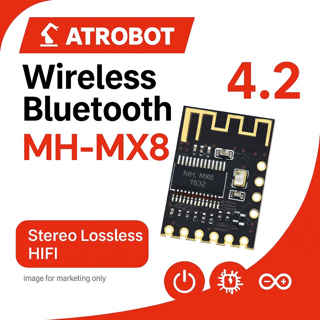 MH-MX8 Bluetooth Audio โมดูล 4.2 Stereo HiFi Lossless พลังเสียงคมชัด เชื่อมต่อไร้สาย อัปเกรดเครื่องเสียง DIY