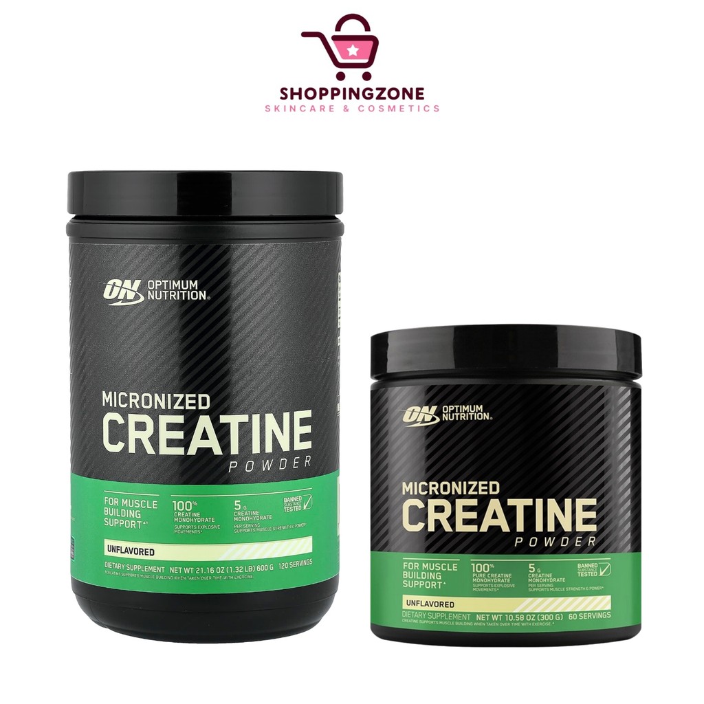 [1 กระปุก] Optimum Nutrition Creatine [เลือกสินค้า] ครีเอทีนแบบผงละเอียด ไม่แต่งกลิ่น