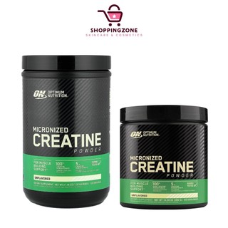 [1 กระปุก] Optimum Nutrition Creatine [เลือกสินค้า] ครีเอทีนแบบผงละเอียด ไม่แต่งกลิ่น