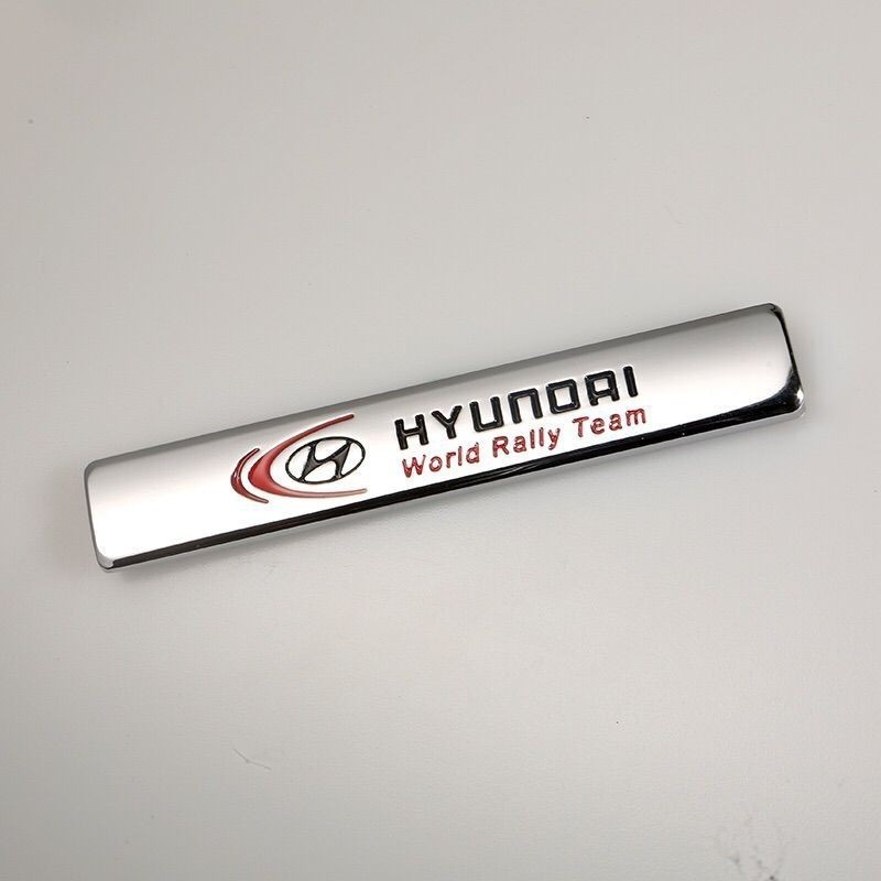 Hyundai รถสเตอริโอ 3D รถสติกเกอร์โลหะเหมาะสําหรับ Hyundai Getz Atos Matrix I10 Elantra ATF Accent St