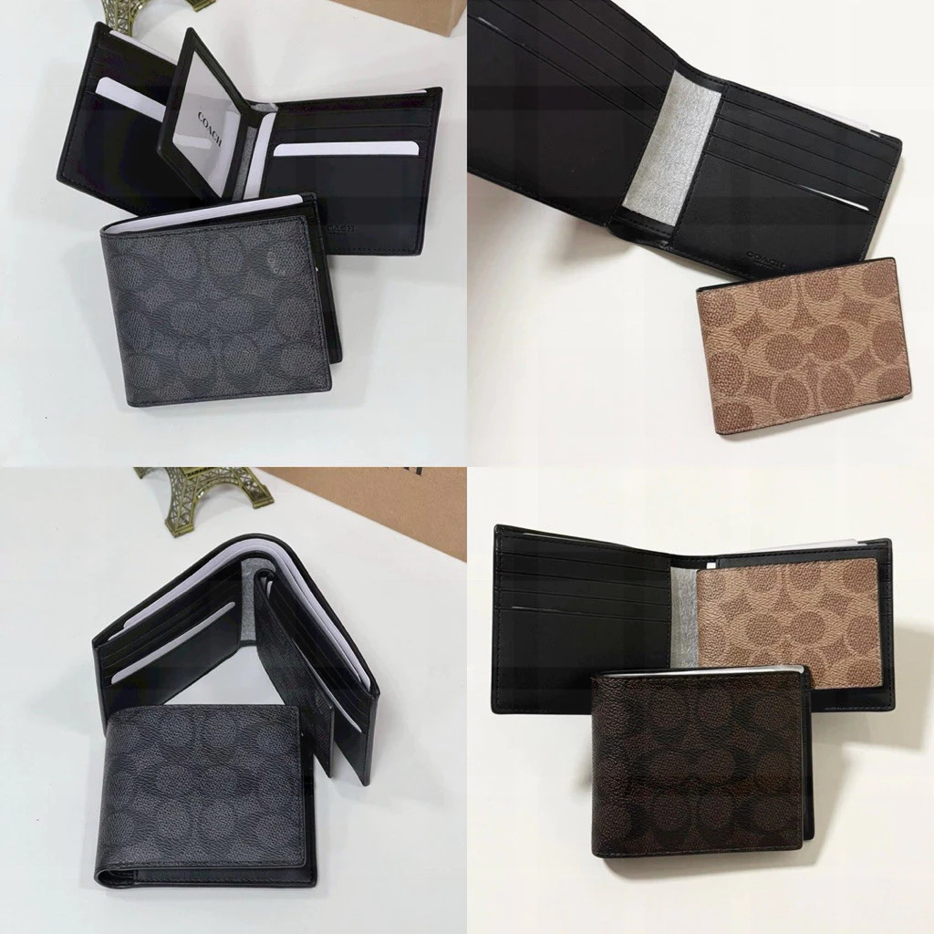 CW380 CX209 CR905 F74993 74993 WALLET ผู้ชาย กระเป๋าสตางค์ กระเป๋าสตางค์ใบเล็ก 6D8B5FGK