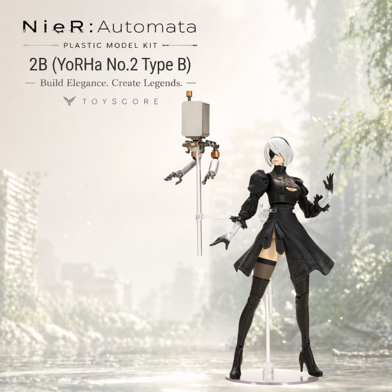 NieR Automata 2B Plastic Model Kit YoRHa No.2 Type B DIY Figure