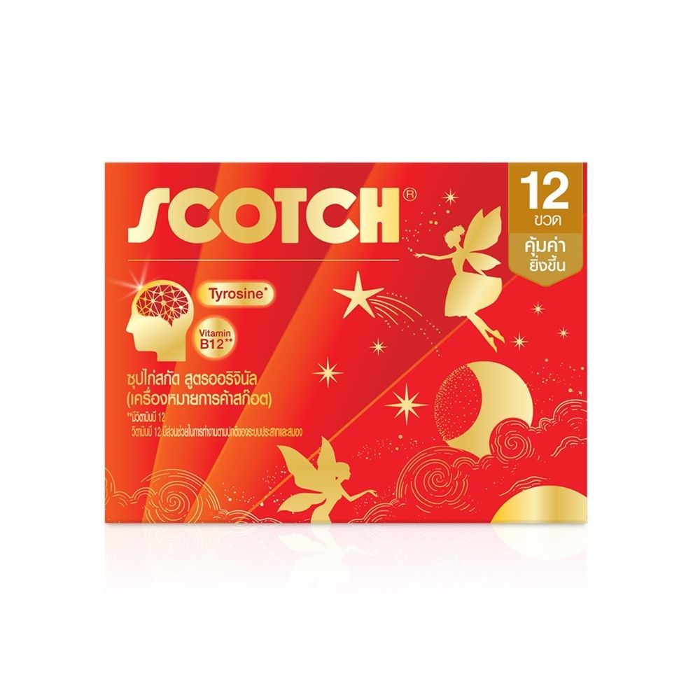 [สินค้าส่งด่วน] สก๊อต ซุปไก่สกัด ออริจินอล 40 มล. แพ็ค 12 SCOTCH ESSENEC OF CHICKEN ORIGINAL 40ML. PACK 12