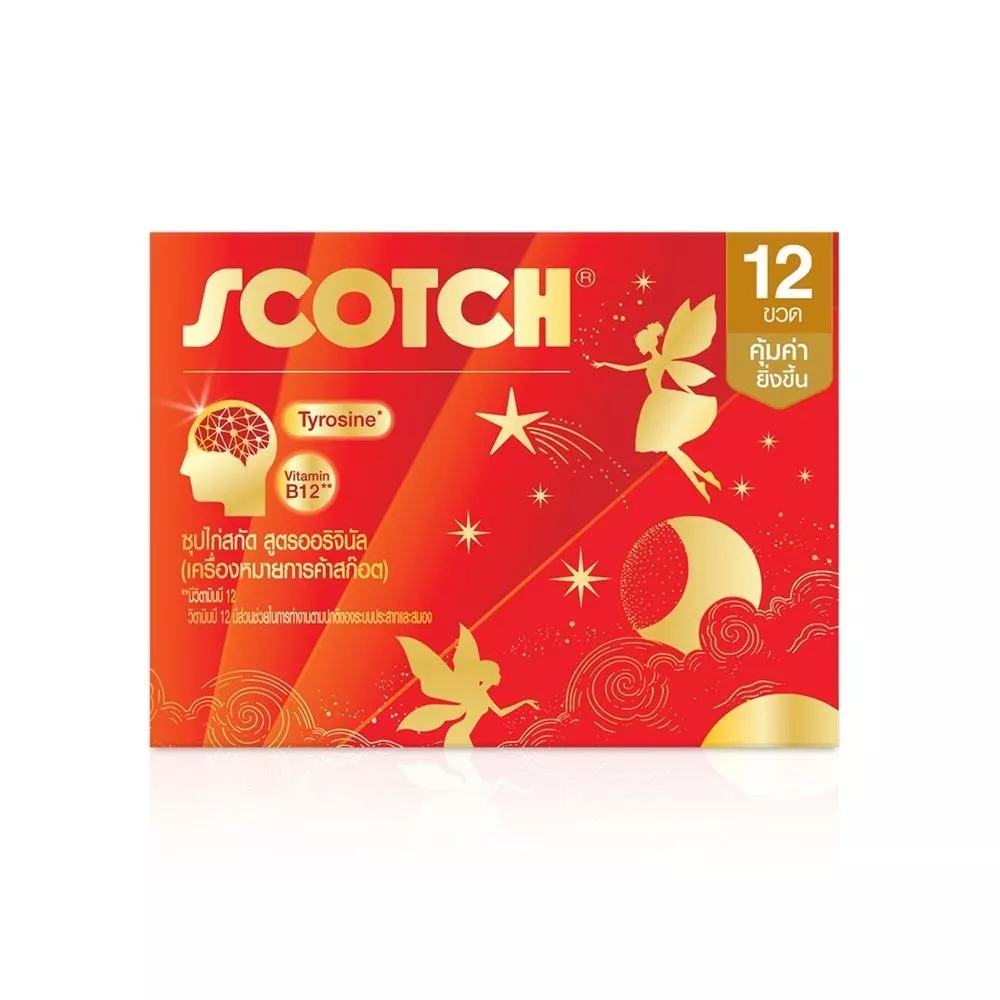 [สินค้าส่งด่วน] สก๊อต ซุปไก่สกัด ออริจินอล 40 มล. แพ็ค 12 SCOTCH ESSENEC OF CHICKEN ORIGINAL 40ML. PACK 12