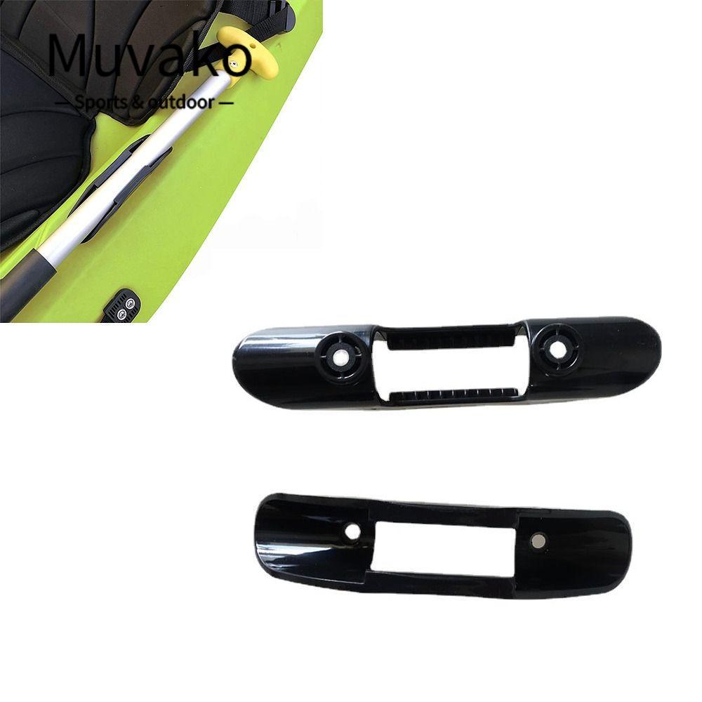 MUVAKO 2 ชิ้น Kayak Paddle Keeper, Kayak Canoe พลาสติก Paddle Holder, Kayak Paddle Keeper อุปกรณ์เสร