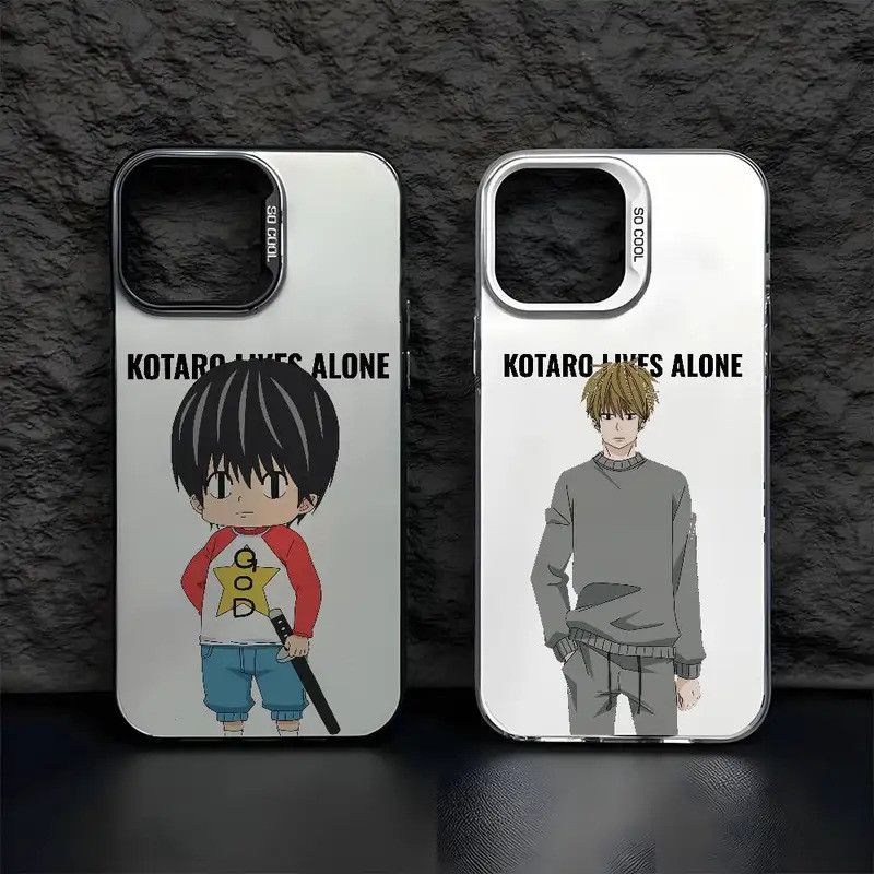 อะนิเมะ Kotaro Lives Alone เคสโทรศัพท์สําหรับ IPhone 17 16 15 14 13 12 11 Pro Max Air Multicolor Mat