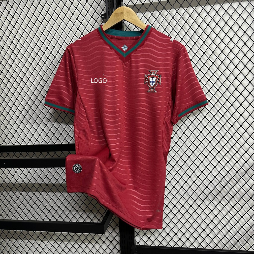2026/27 Portugal Fans Edition Mens Portugal Home Short Sleeves Football Jersey เสื้อยืด