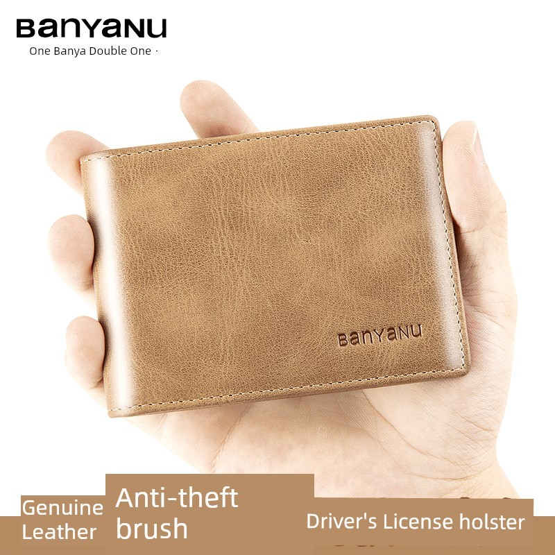 wallet cardholder ขับรถ ID Protection ฝาครอบหนังแท้กระเป๋าสตางค์คลิปใบอนุญาตรถจักรยานยนต์หนังสือผู้ช