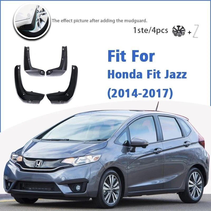 สําหรับ Honda Fit Jazz GK 3rd Gen 2014-2017 Mud Flap Guards Splash Mudguard Fender Mudflaps รถอุปกรณ